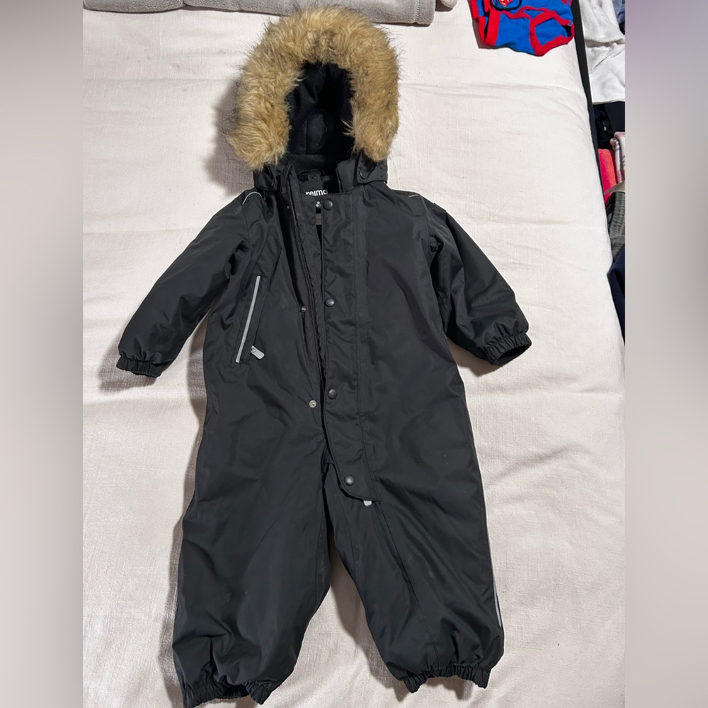 Riema Black One piece snowsuit 18/24M